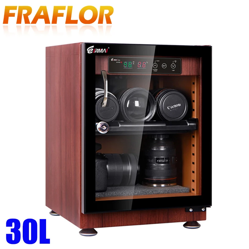 Деревянный зернистый 30L светодиодный цифровой дисплей ёмкость влагостойкий