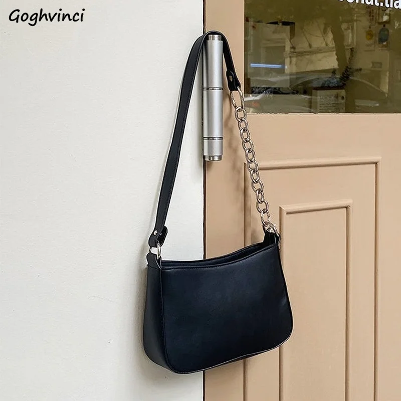 

Женская сумка через плечо, из искусственной кожи с клапанами, ручкой сверху, цепочкой через плечо, элегантная простая универсальная сумка