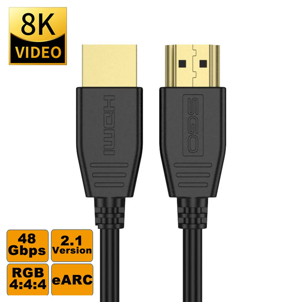 Волоконно оптический HDMI 8K 2 1 кабель 48 г 120 Гц с аудио видео ультра hd HDR 4:4:4 Lossles