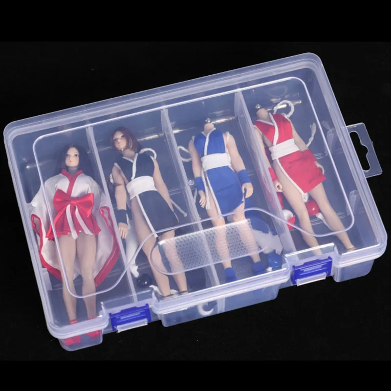 

Plastic Box Storage Dust Proof Case For 6in. Mini Doll 1/12 Action Figure Display in stock