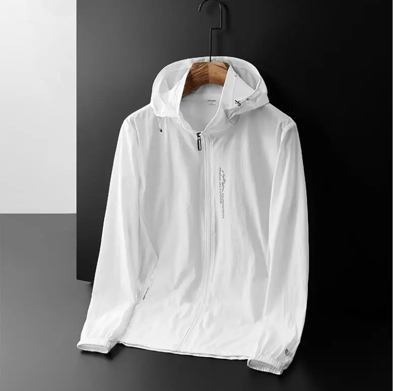 

2021 New Men Autumn Casual Jacket Coat Men Hooded Windbreaker