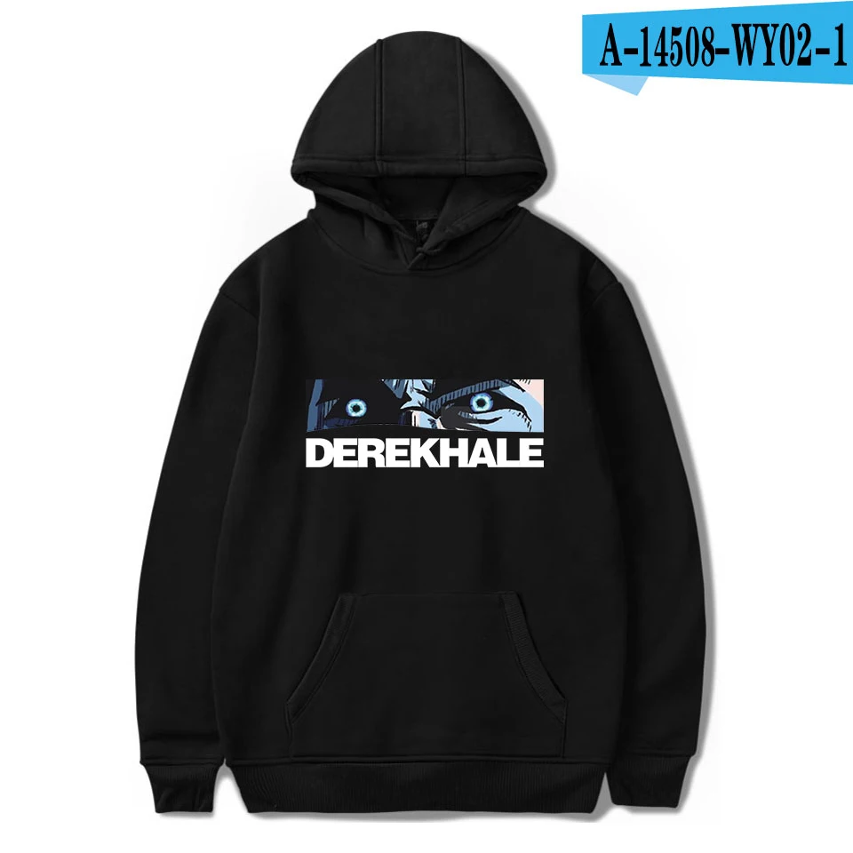 Derek hale толстовки для мужчин Новое поступление Толстовка Harajuku с капюшоном Красная толстовка ТВ серия подростковый волк персонаж печати Топы - Цвет: black