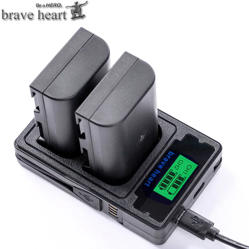 Акумуляторная батарея DMW-BLF19 BLF19 BLF19E BLF19e BLF19PP DMW-BLF19PP Батарея+ TYPE-C ЖК-дисплей USB Зарядное устройство для цифрового фотоаппарата Panasonic Lumix GH3 GH4 GH5 G9