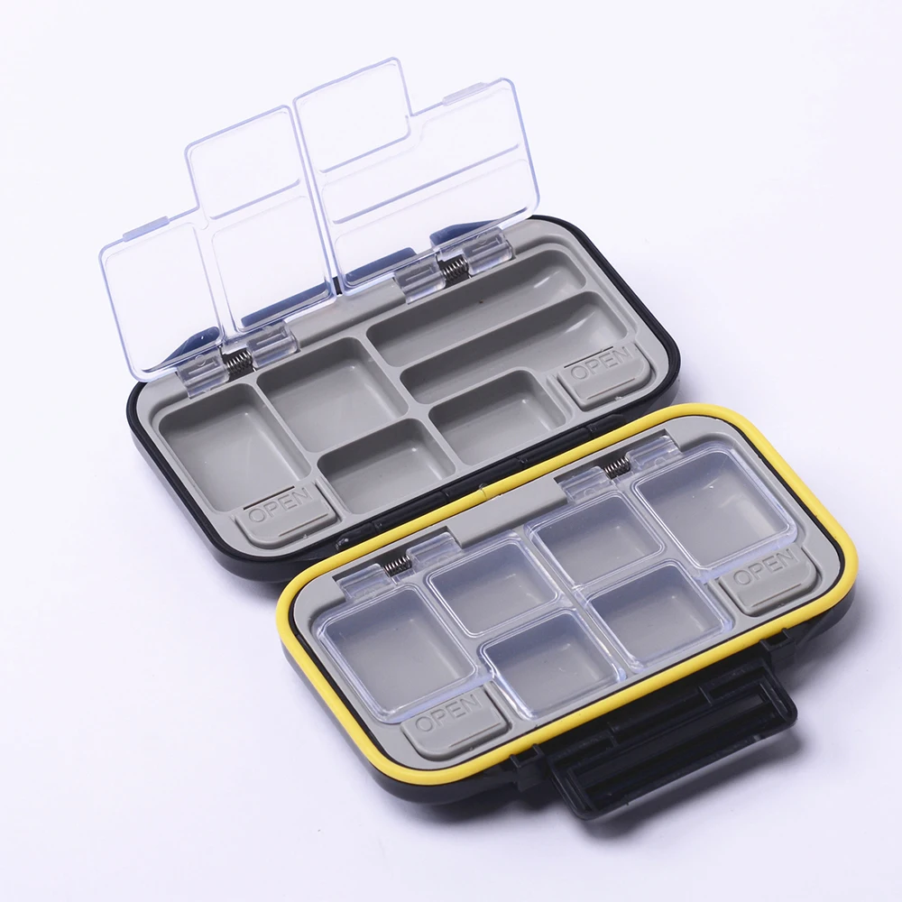 Водонепроницаемая коробка для рыболовных снастей двухсторонняя приманка крючки