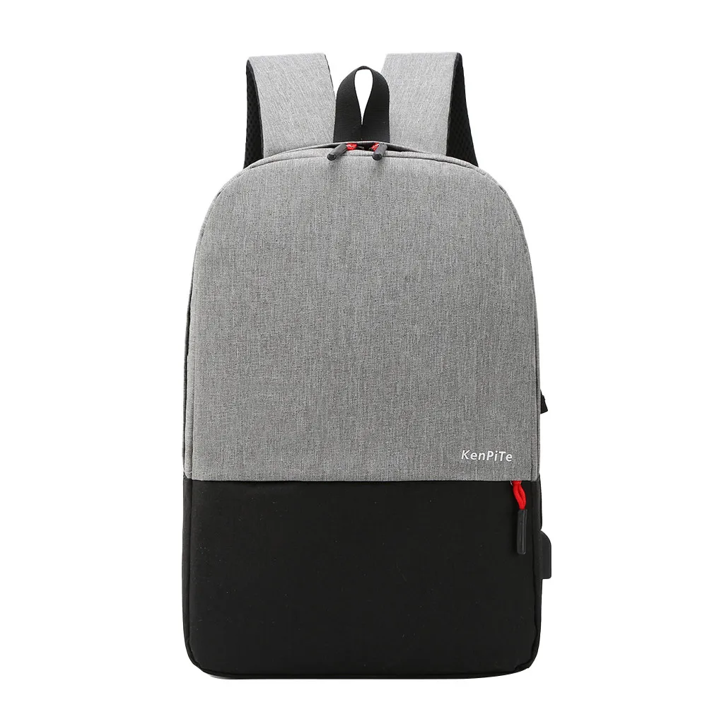Black Aelicy, мужские деловые рюкзаки для ноутбука, usb зарядка, рюкзак с защитой от кражи, мужской рюкзак для путешествий, водонепроницаемые школьные сумки для мужчин, Mochila - Цвет: Black