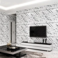 modern imitation marble tile wallpaper simple 3d video wall bedroom living room tv background wall wallpaper