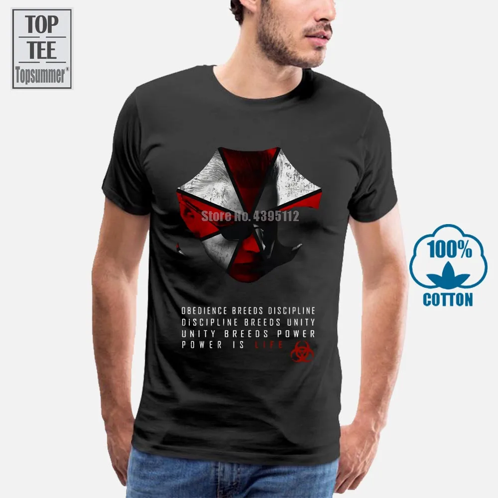 

Wesker Umbrella T Shirt Resident Corporation Corp Evil Logo Dead Zombie Nemesis