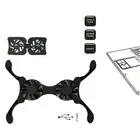 Охлаждающая подставка для ноутбука, складная подставка-Осьминог с двумя вентиляторами, USB, аксессуары для компьютера и ноутбука