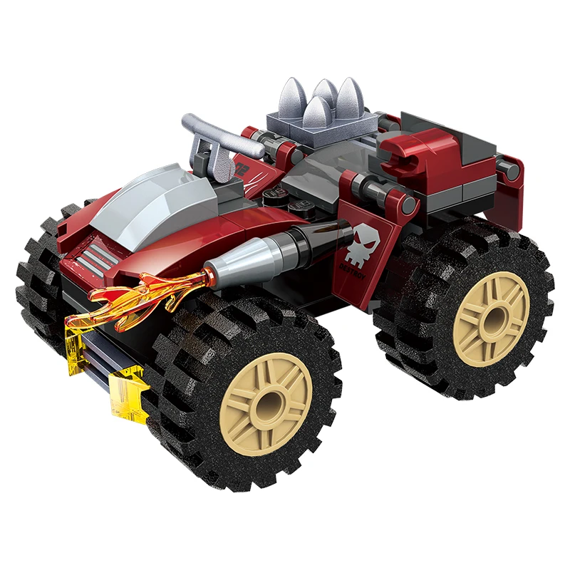 Просветить строительные блоки для детей по силы гром Миссия горой 128 шт.