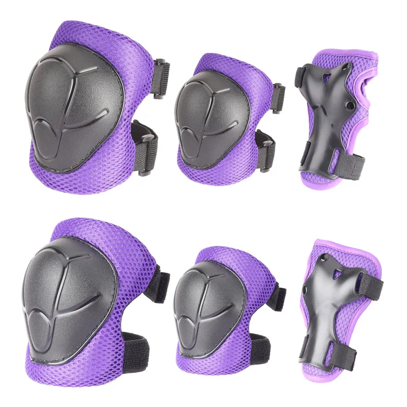 

6pcs Protective Gears Set For Kids Children Knee Pad Elbow Pads Wrist Guards Child Safety Protector Kit For Cycling Bike Skati