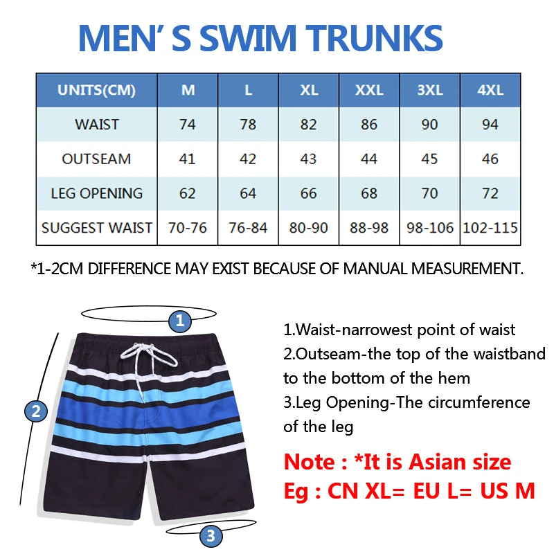 

Escatch Quick Dry Summer Mens Siwmwear Beach Board Shorts Briefs For Man Swim Trunks Swimming Shorts Beachwear