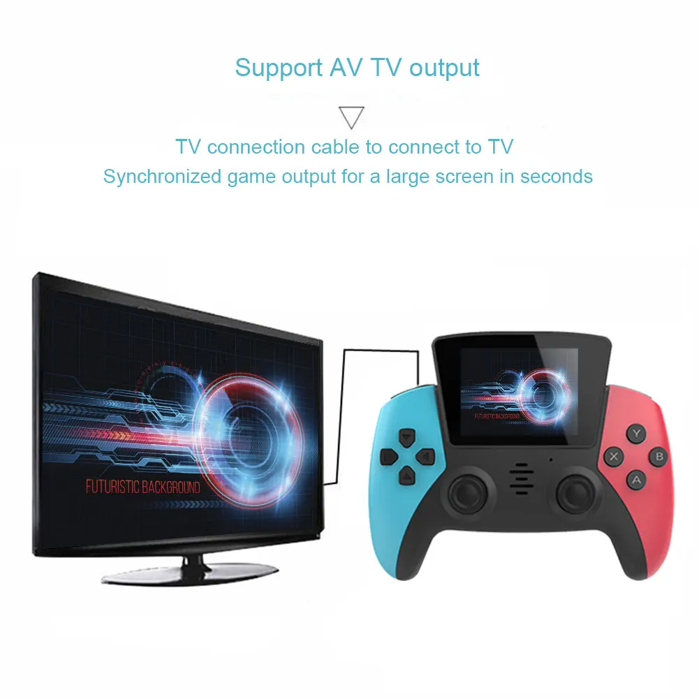 3 5-дюймовая портативная игровая мини-консоль 2 8 карманных игроков со встроенными