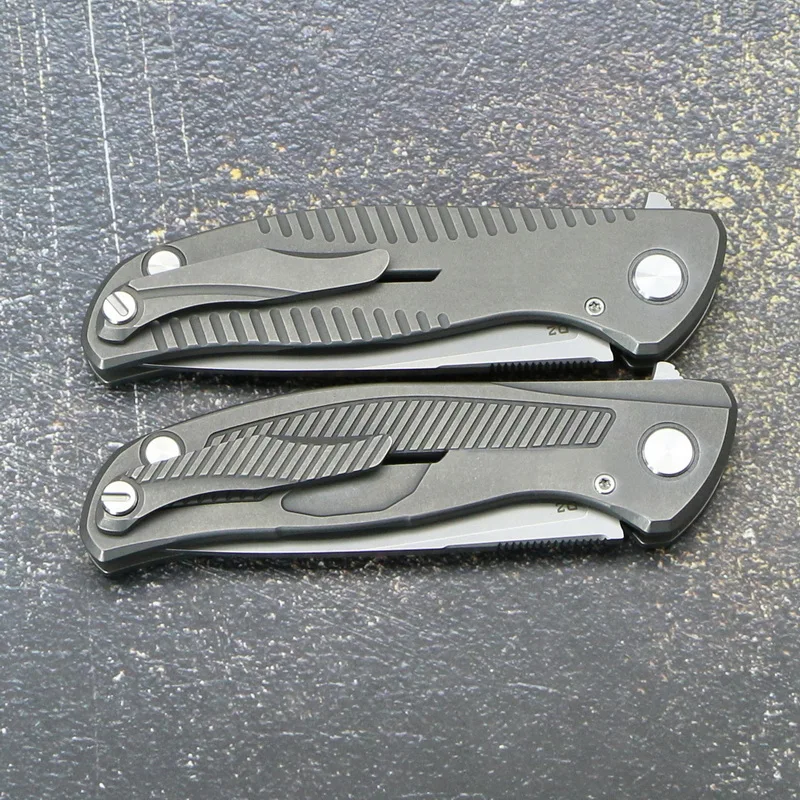 Складной нож Green thorn F95 R18/R19 D2 титановая ручка Открытый Кемпинг охота тактический
