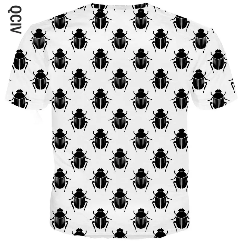

New Insect Printed Men tshirt Fashion Male/Female Short Sleeve T shirt Casual Holiday Top Tees for Men Plus Size