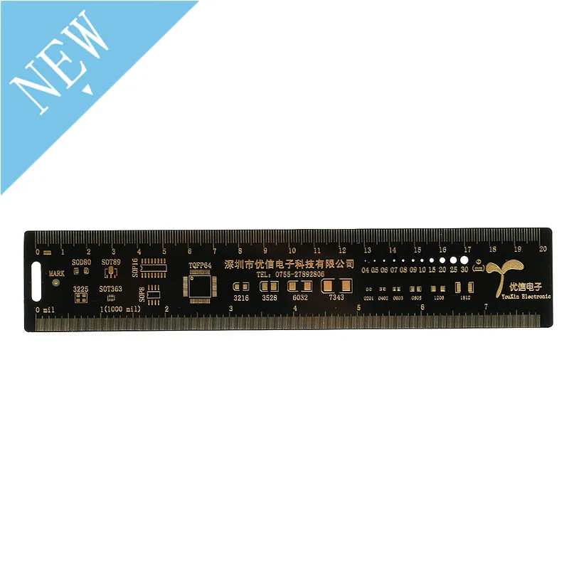 20 см Многофункциональный PCB линейка измерительный инструмент резистор