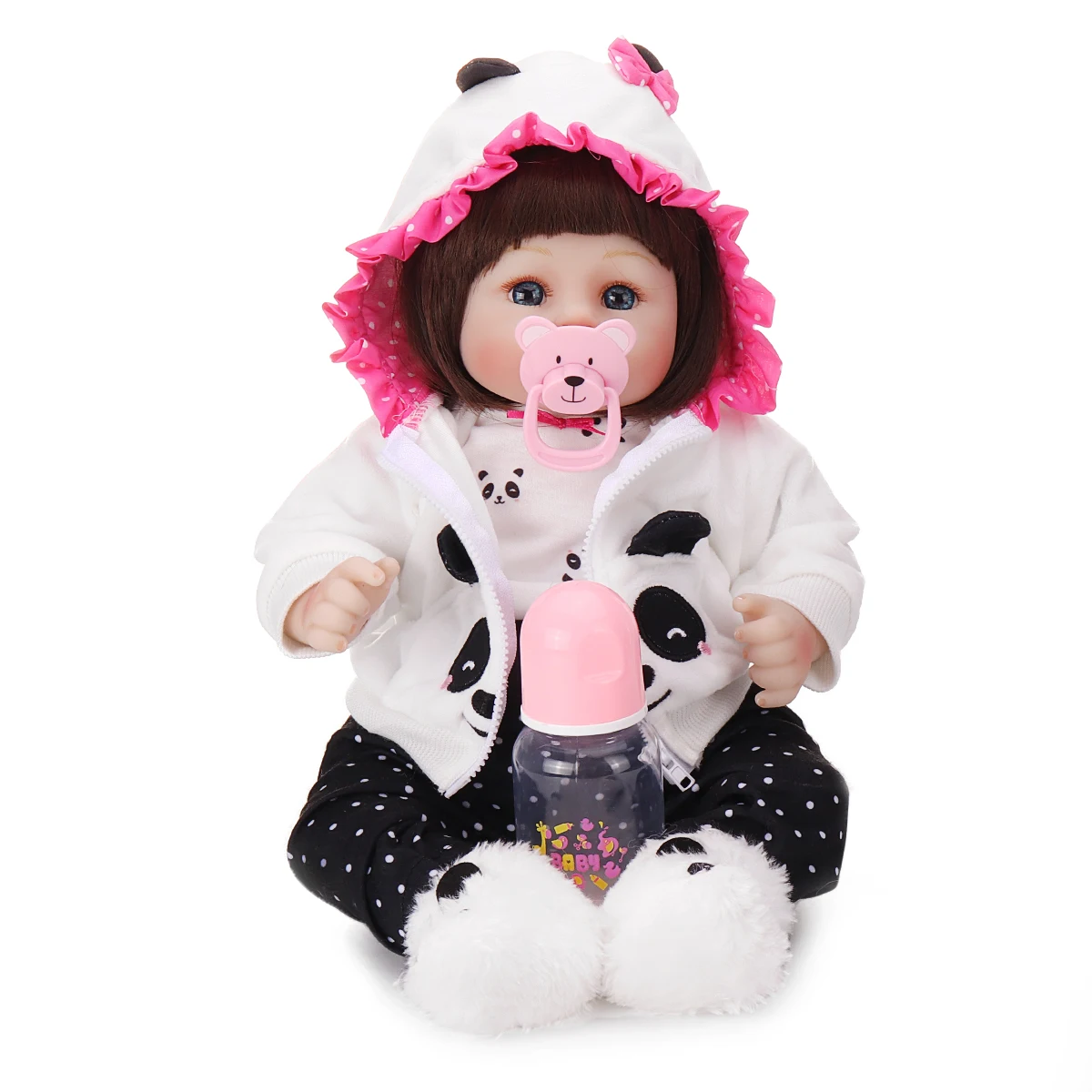 Pickwoo Bebes reborn 48 см куклы для маленьких девочек Мягкие силиконовые Boneca Reborn Brinquedos Bonecas детские подарки игрушки на кровать