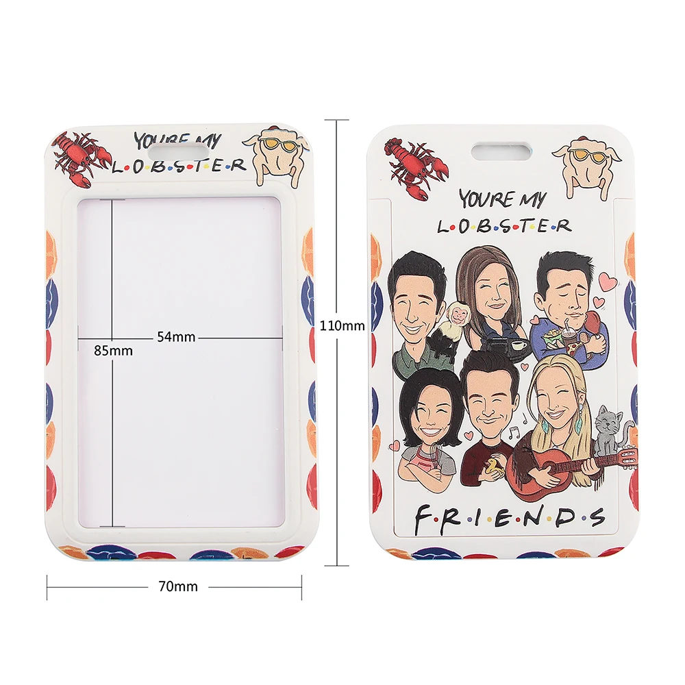 k2192 friends tv show lanyard keychain lanyards for key badges id cell phone rope neck straps accessories gifts free global shipping