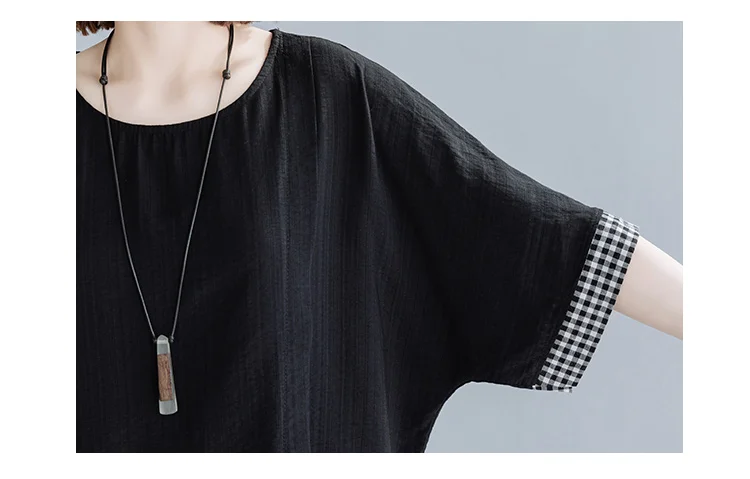 

Contrast 2 Piece Set Women Wholesale Clothing Plaid Womens Matching Set Cotton Linen Women's Summer Suit Tracksuits Clothes