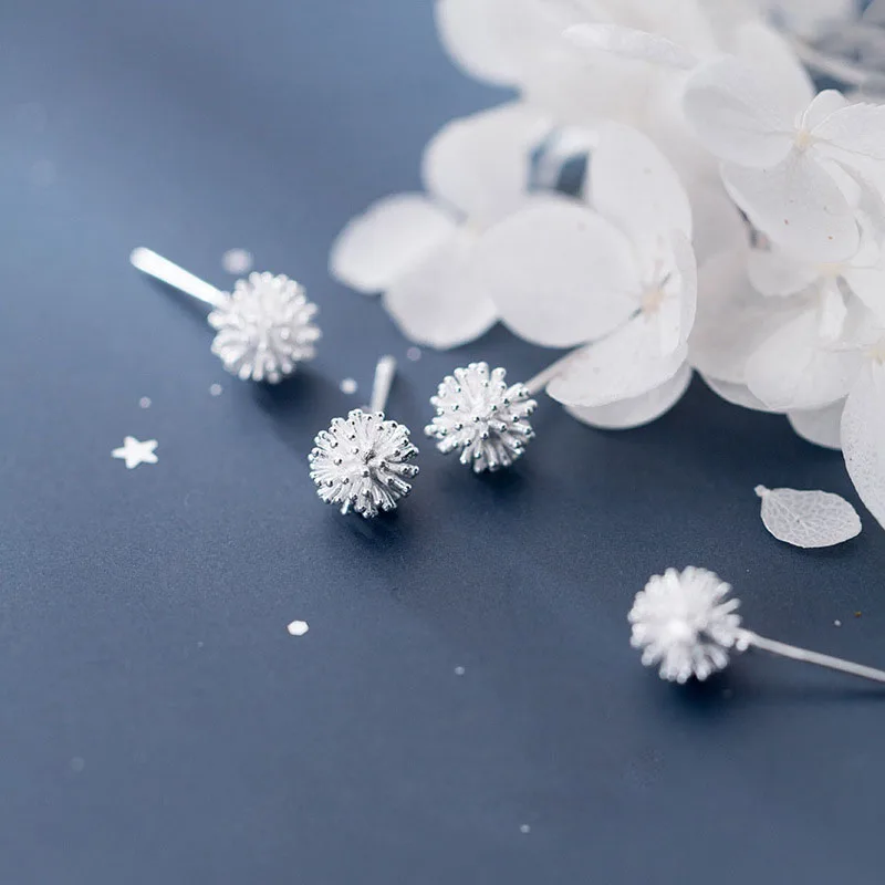Женские серьги гвоздики из серебра 925 пробы 7 мм x мм|earrings gift|fashion stud earringsstud earrings |