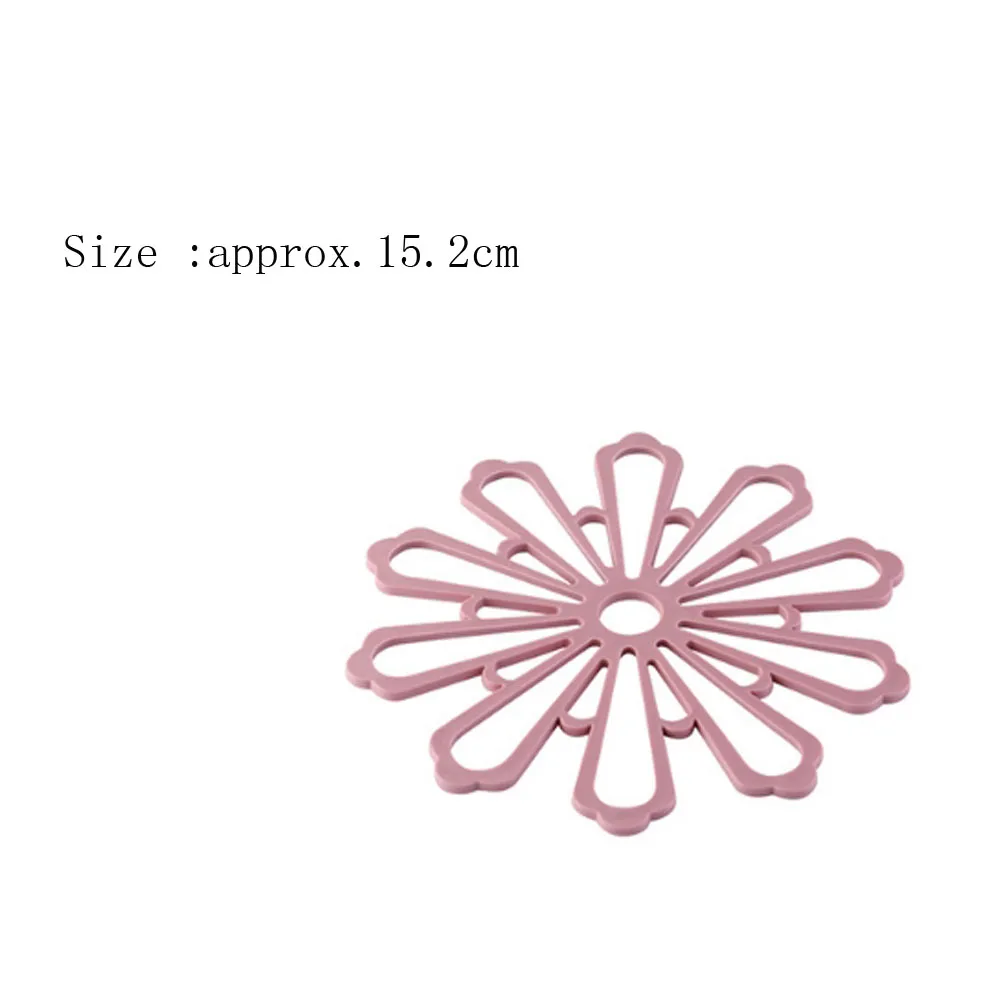 

Creative Simple Tableware Pad Coaster Anti Scalding Pad Kitchen Tool Silicone Material Heat-resistant Cup Mat Pot Mat Cup Mat