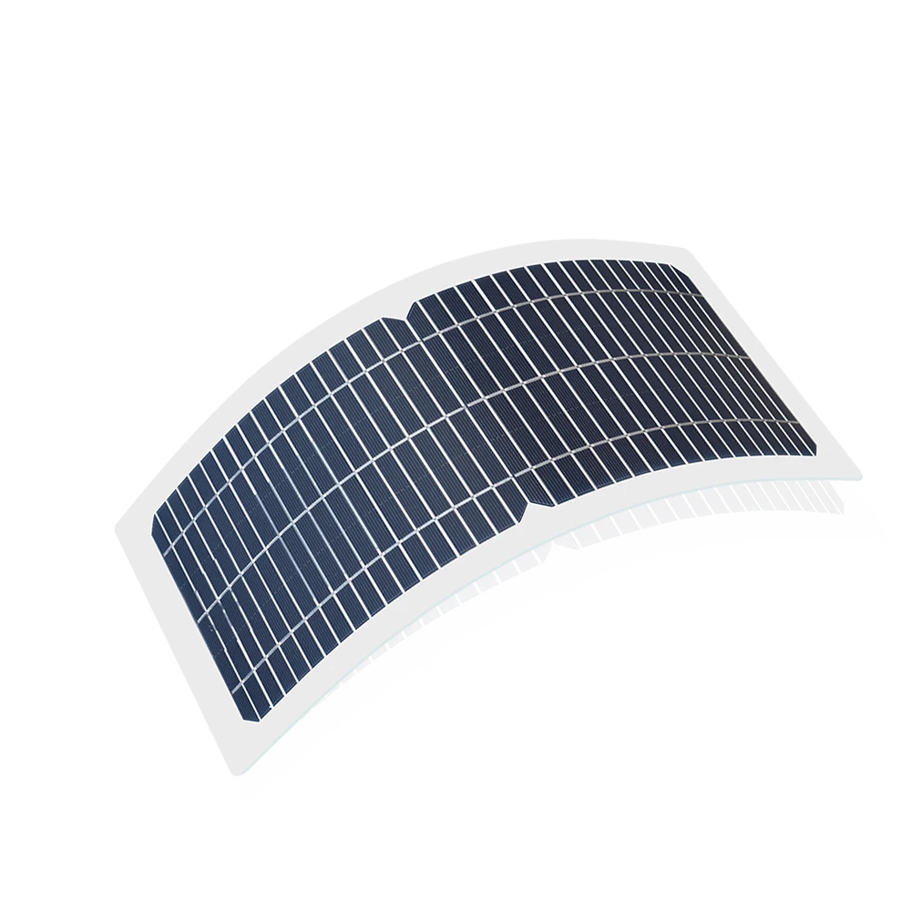 Комплект солнечных панелей прозрачная полугибкая монокристаллическая