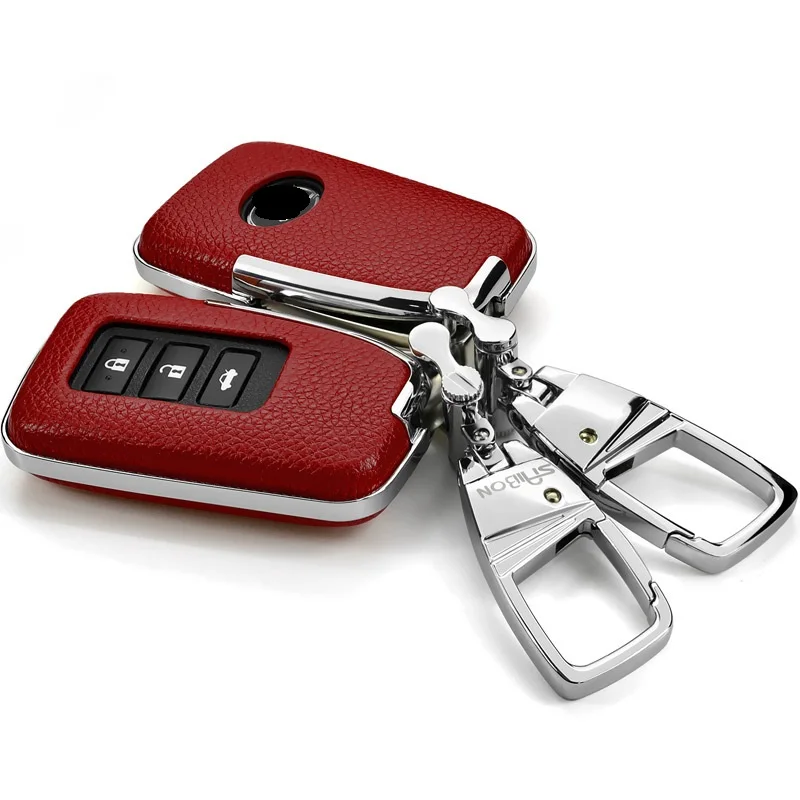 Верхний слой кожа + ABS чехол для дистанционного ключа от машины автомобильный Lexus