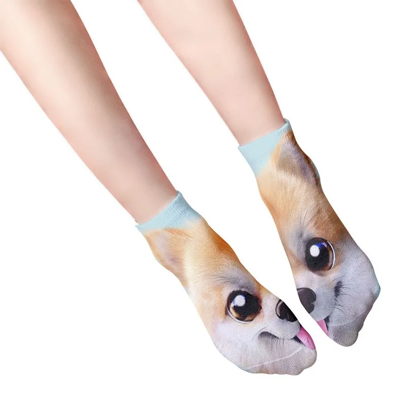 3D с принтом рисунком из мультфильма Щенячий патруль короткие носки унисекс