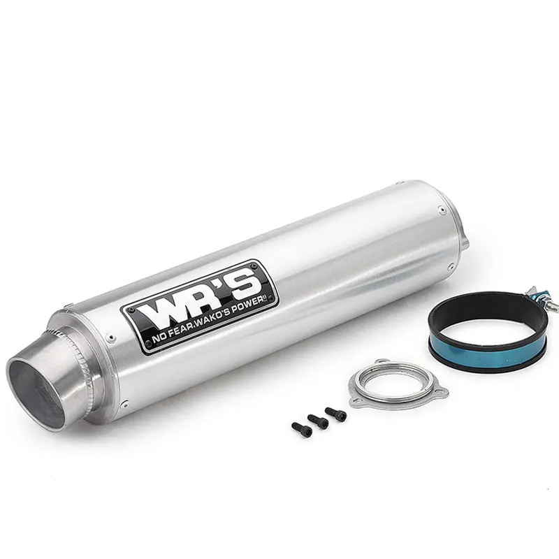Akrapovic выхлопной мотоцикл Echappement мото трубы дБ убийца Escape WRS 61 мм Глушитель универсальный модифицированный для CB400 CBR400 CBR25 - Цвет: As the picture