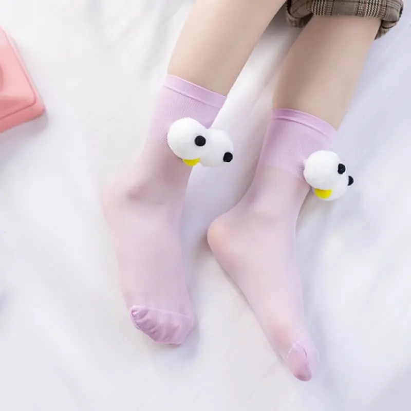 Носки из стальной проволоки как по колено или короткие носки Мультяшные прямые