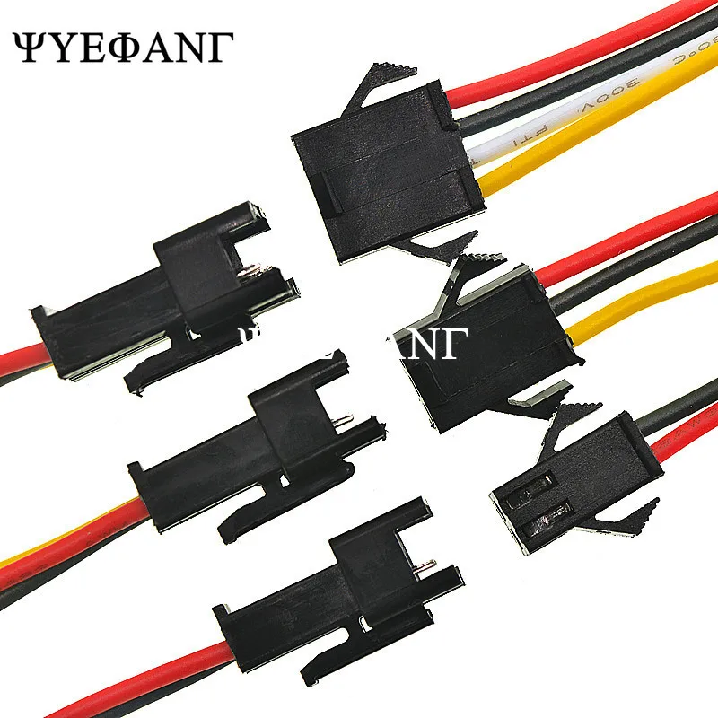 5 пар 2P 3pin 4pin 5pin 6pin JST светодиодные разъемы Мужской и Женский Разъем для 3528 5050 RGB RGBW