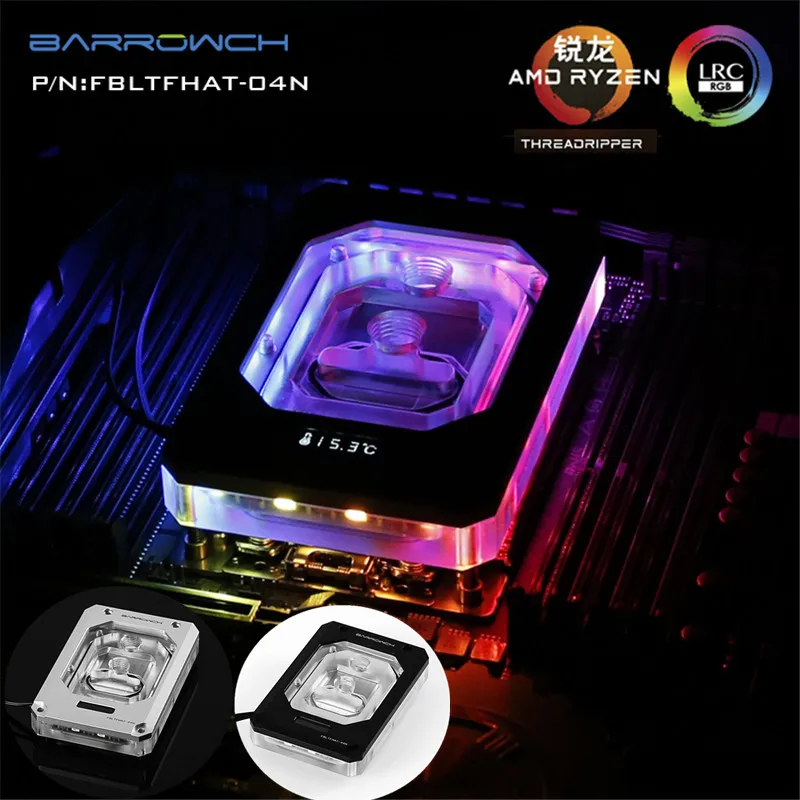 Barrowch блоки платформы X399 для AMD Ryzen Threadripper микроводный блок с цифровым дисплеем