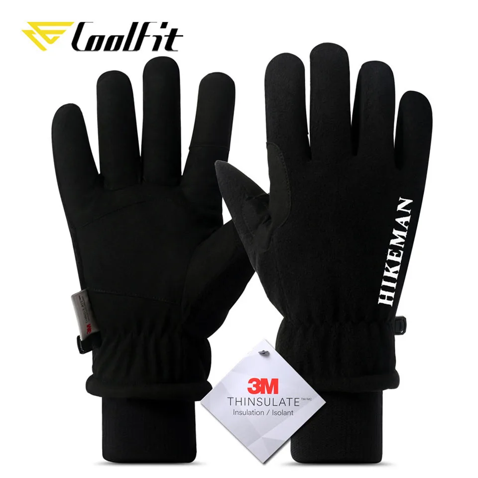 CoolFit мужские зимние лыжные перчатки женские супер теплые с сенсорным экраном