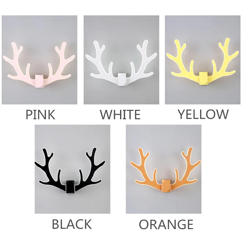 

2019 New Style Nordic Creative Multicolor LED Light Romantic Art Deer Bedroom Bar Bathroom Wall Lamp Free Shipping LED Bulbs E27