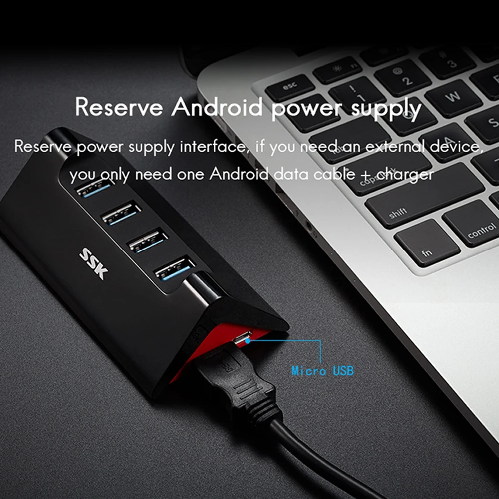 SSK usb-хаб 3 0 Multi USB 0/2.0 высокоскоростной разветвитель 4 порта для ПК планшета