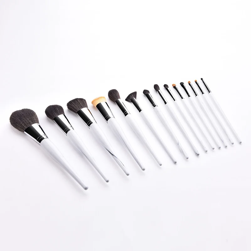 Горячая продажа 14 шт тонкая мягкая кисточка для макияжа гладкие принадлежности