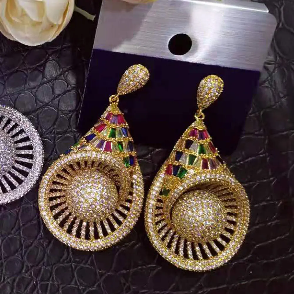 

GODKI элегантные женские офисные серьги с шариком лимона для женщин, индийские ювелирные изделия для свадебной вечеринки в Дубае, aretes de mujer, 2022