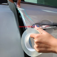car door transparent stickers edge guards anti collision strip bumper protector for ford ranger t6 t7 2021 2017 2018 2019 2020