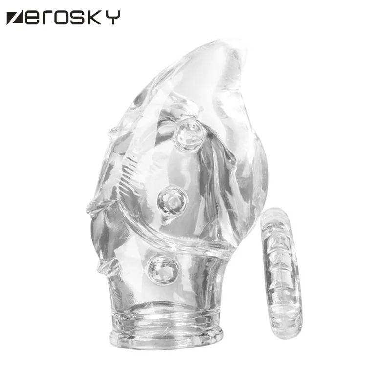 Zerosky многоразовые презервативы удлиняют мягкое кольцо на пенис мужской