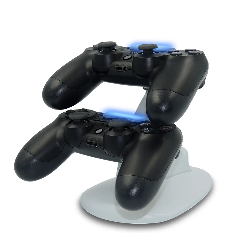 Контроллер Зарядное устройство Док-станция светодиодный двойной USB PS4 зарядная подставка Подставка для sony Playstation 4 PS4/PS4 Pro/PS4 тонкий контроллер