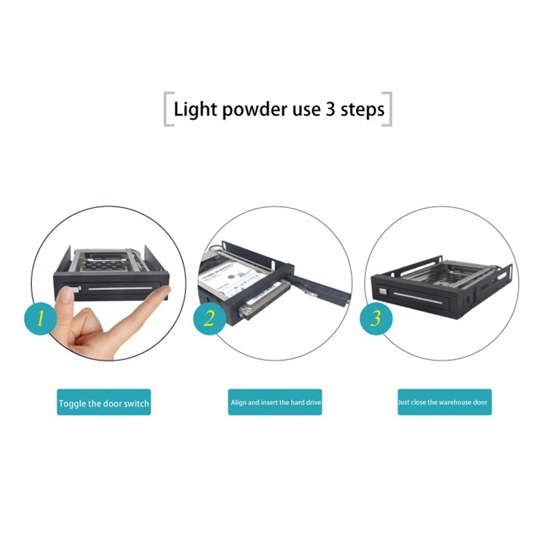 hdd ssd bracket 2 5 inch sata 7 9 5mm internal hard drive box for desktop pc optical drive front panel free global shipping