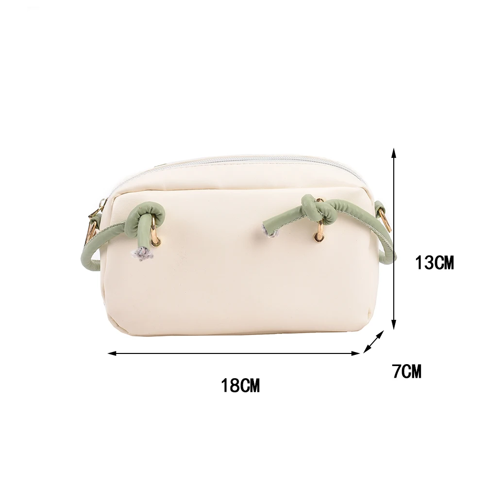 

2021 Pleated Female Handbag Purse Retro Women Contrast Color PU Leather Underarm Bag Casual All-matchLadies Shoulder Bags Women