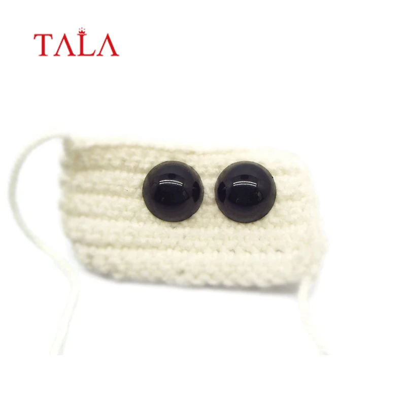 Безопасный пластиковый Мишка Тедди amigurumi черные крафтовые глаза для мягких кукол
