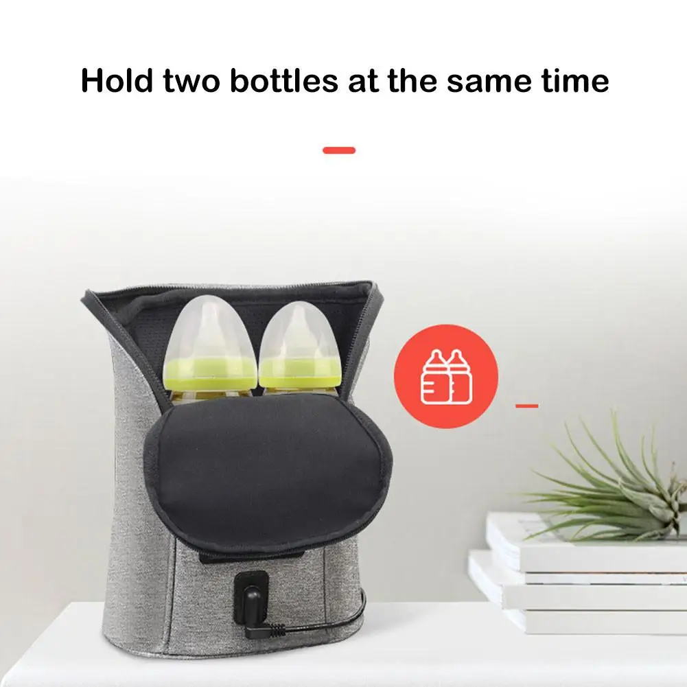 

Baby Bottle Warmer Car Heater Diaper Food Feeding Heat Insulated Thermal Bag Stroller Accessories Bags Outdoor Temperature Milk