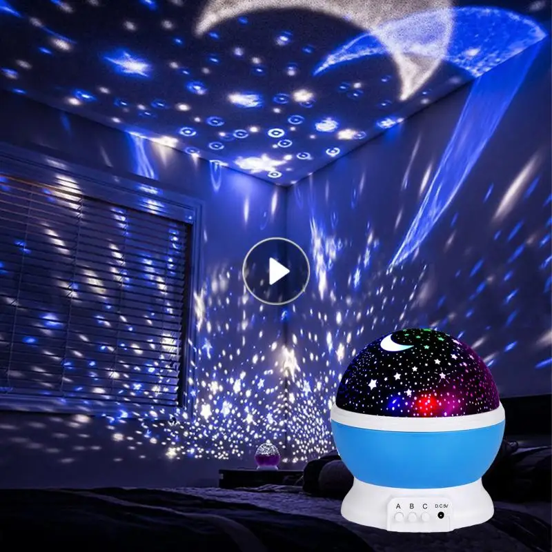 

Star Projector Galaxy Night Lights Star Moon Projector LED Rotating Night Lamp For Children Bedroom Home Decoration Baby Gifts