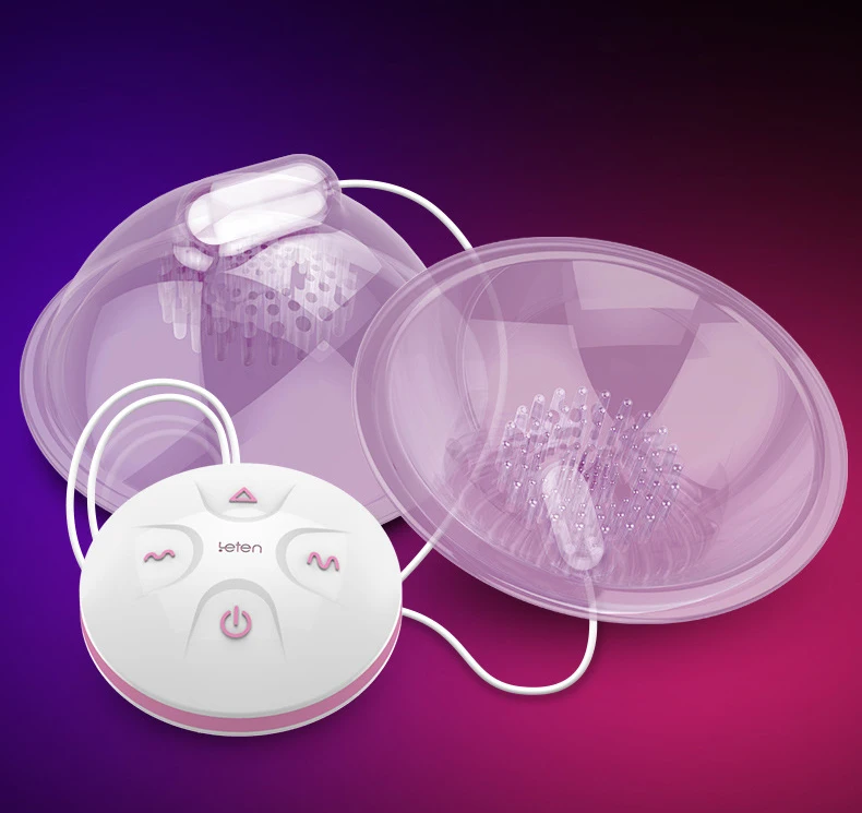 Вращающийся Массажер для сосания груди Женский вибрационный бюстгальтер