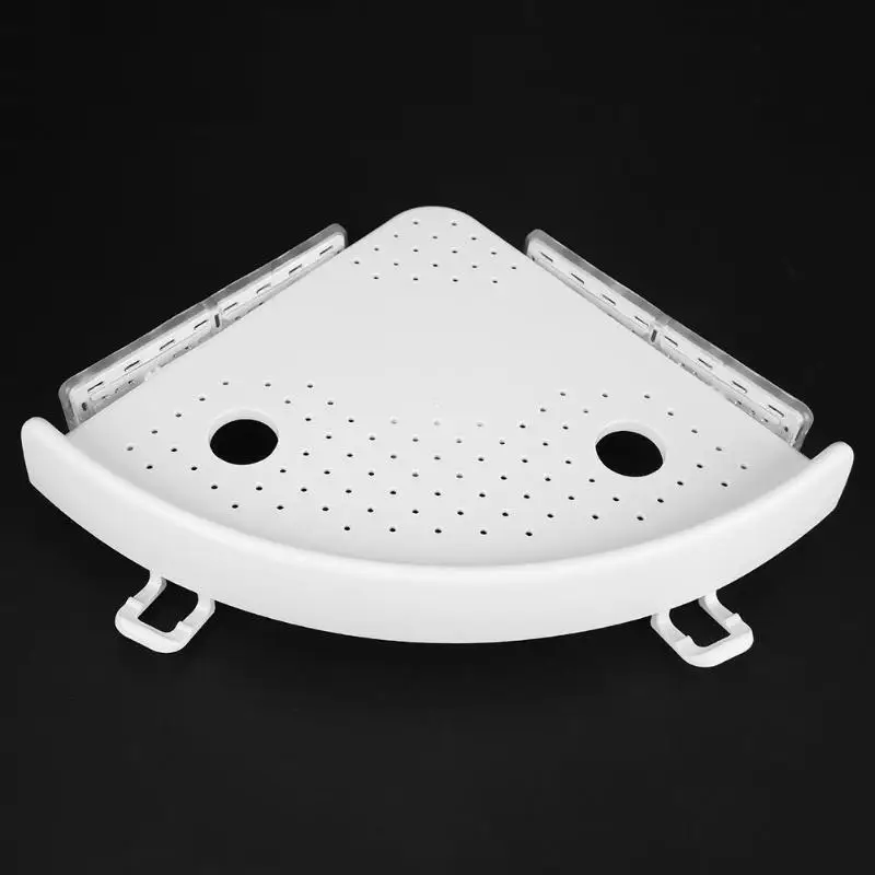 Полка для ванной комнаты Qrganizer защелкивающаяся угловая полка Caddy пластиковая