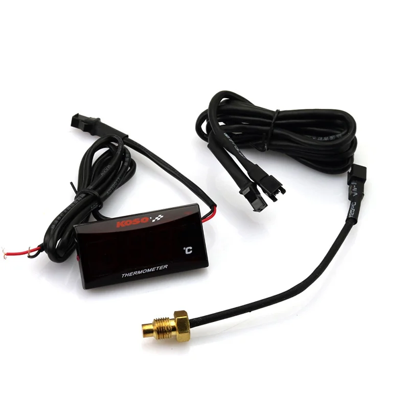 

Motorcycle Water Tank Temperature Measuring Instrument Ultra-thin Water Temperature Monitoring Meter Radiator Sensor Universal