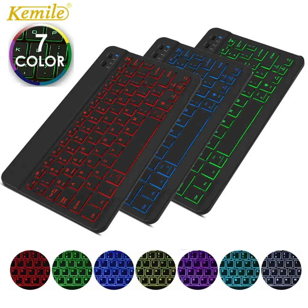 Ультратонкая беспроводная клавиатура с русской/испанской/Арабской раскладкой и