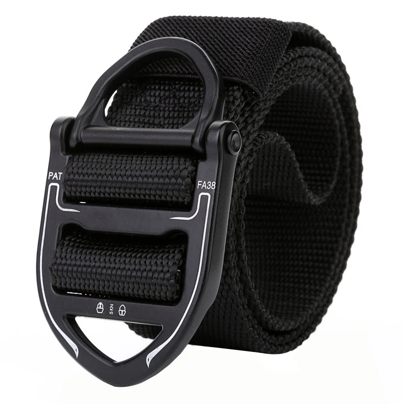 Outdoor Tactics Sports Men Belt High Quality Nylon Smooth Buckle Belt Multifunction Weaving Casual Canvas Belt