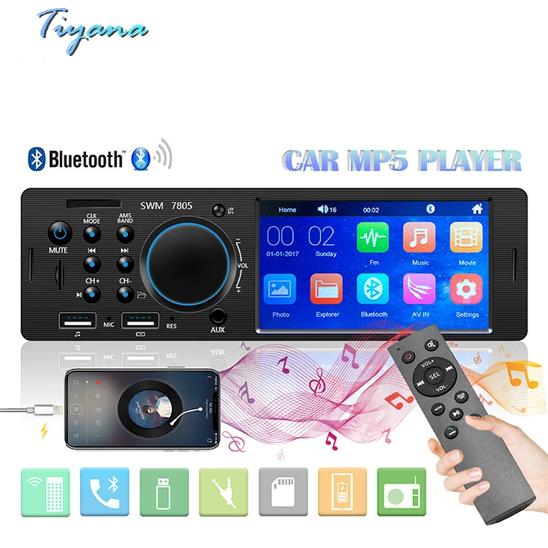 

Car Radio 2 Din Android Multimedia Video Player Universal Auto GPS MAP Audio Stereo Receiver 12V Bluetooth Handsfree Radio Tuner